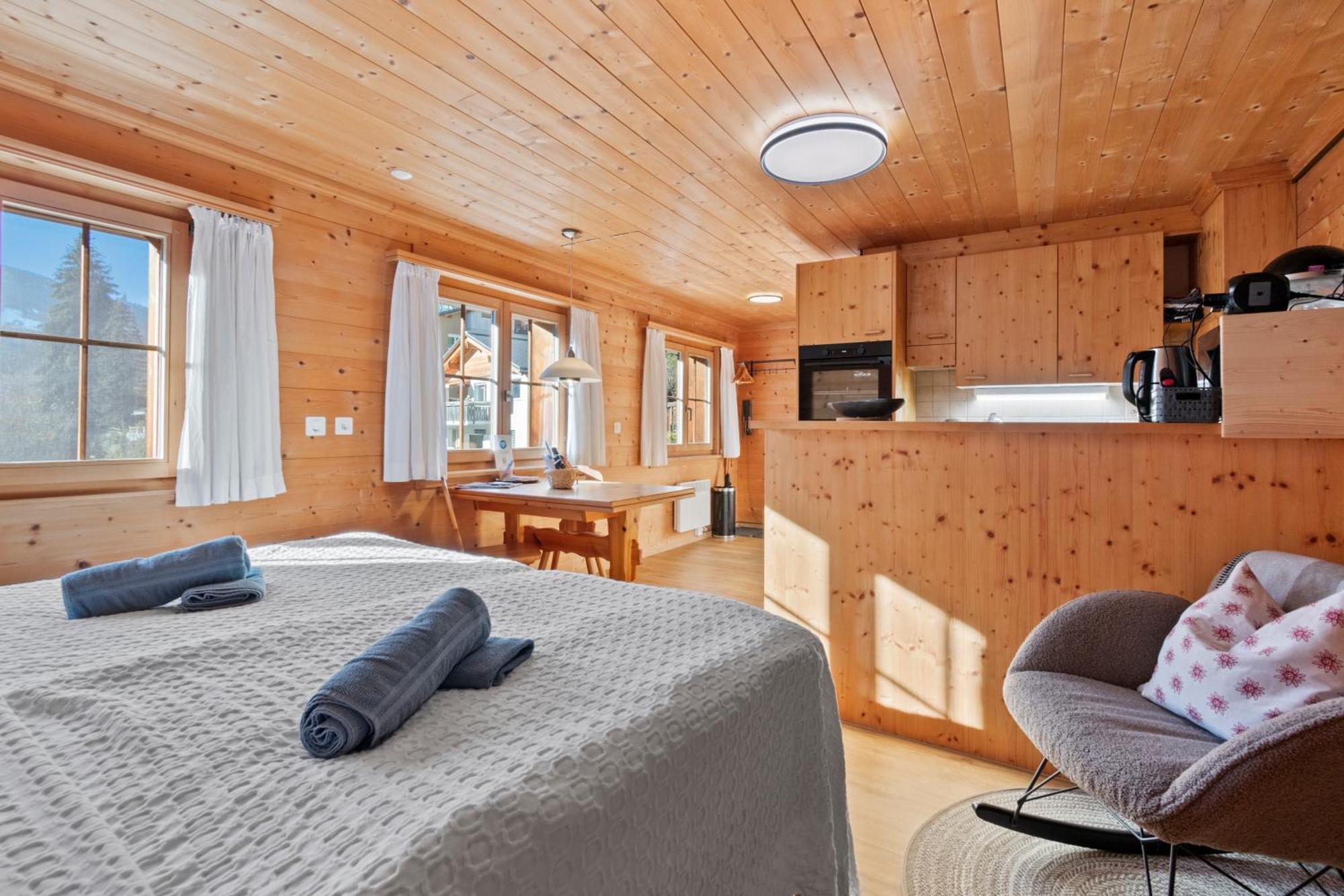Gemuetliches Chalet Mit Privater Sauna Und Schoener Aussicht Küblis Eksteriør billede